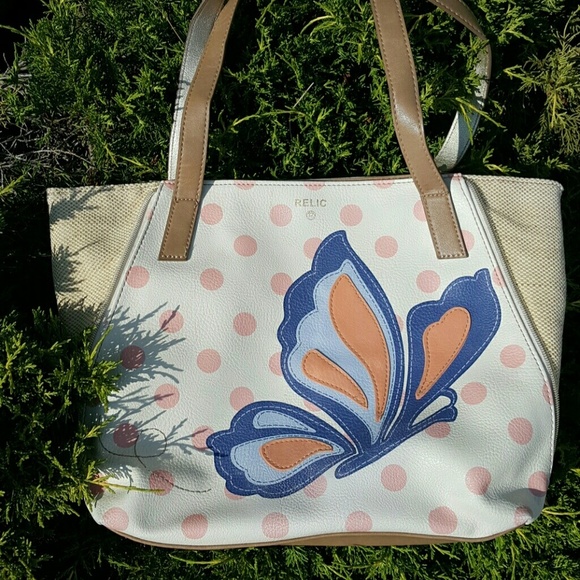 Relic Handbags - Relic butterfly expandable tote bag